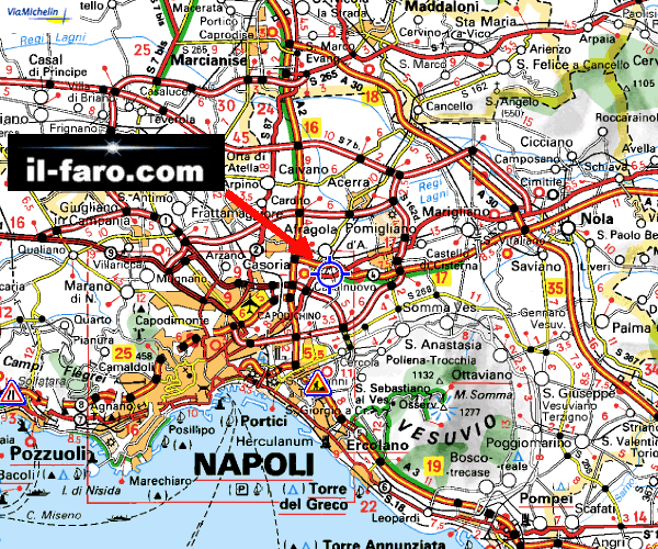 Mappa per giungere al Centro Il Faro