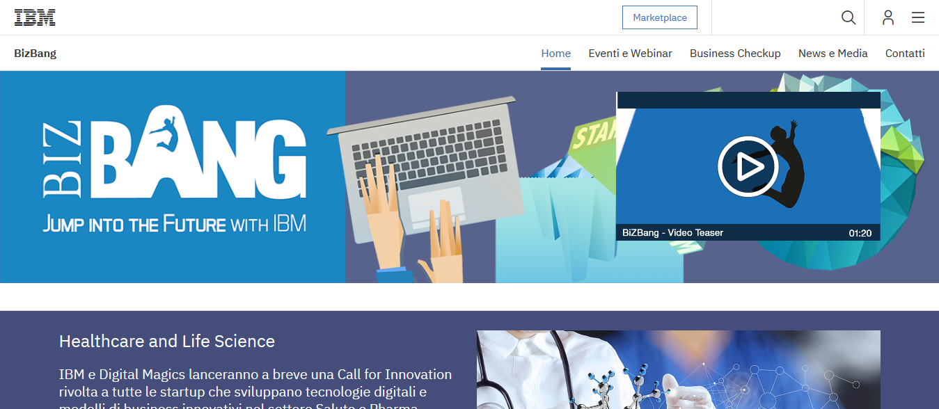 Programma IBM BIzBang per le startup